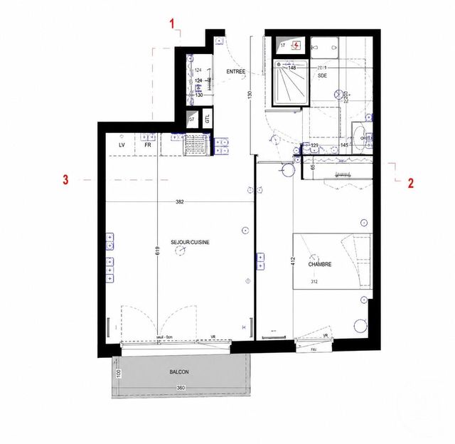 Appartement à vendre - 2 pièces - 40.0 m2 - DRANCY - 93 - ILE-DE-FRANCE - Century 21 Agence Marcus