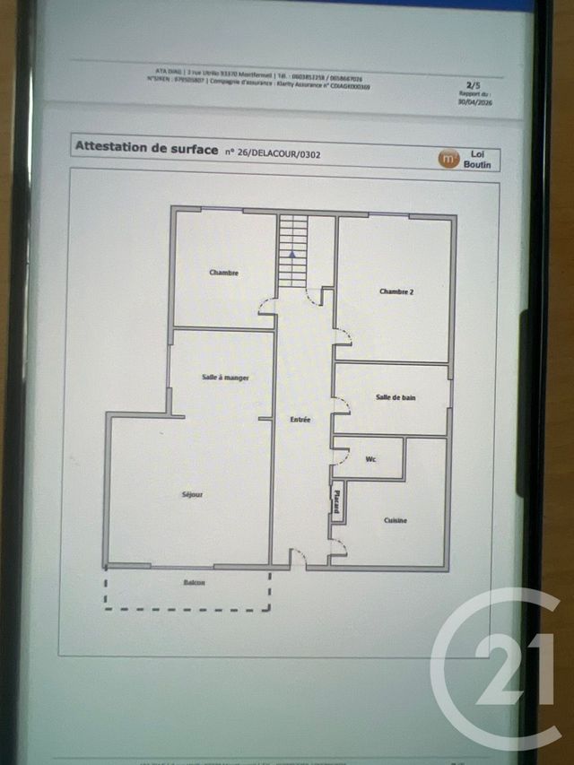 maison à vendre - 6 pièces - 127.0 m2 - LE BLANC MESNIL - 93 - ILE-DE-FRANCE - Century 21 Agence Marcus